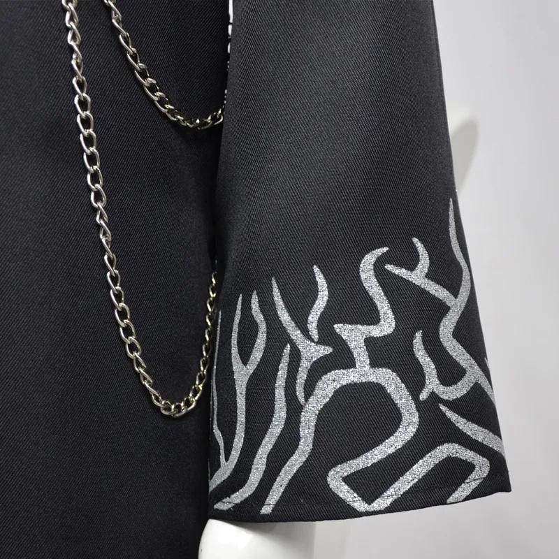 K-POP stílusú sötét varázsló / démonvadász jelmez fiúknak – kalappal - Image 3