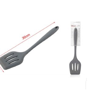 Szilikon lyukacsos fordítólapát és konyhai spatula 30cm Kmt Style