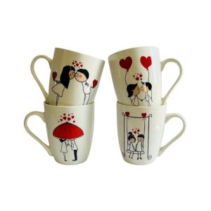 Valentin napi szerelem bögre , 340 ml