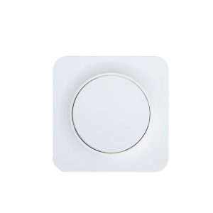 Egypólusú süllyeszthető villanykapcsoló (kör alakú billentyű) fényerőszabályzós 10A 250V fehér Aigostar