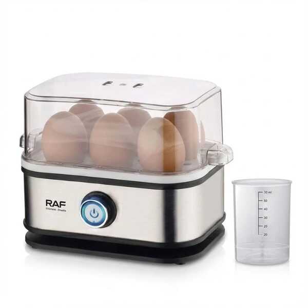 Raf. R.0065 Rozsdamentes acél elektromos tojásföző , 6 db-os , 400 W