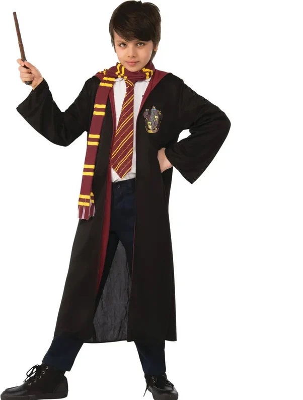 Hermione Granger farsangi jelmez lányoknak 2 részes ruhával köpennyel és pálácval - Image 2