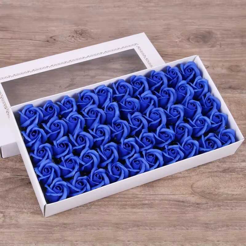 Dekorációs rózsa - kék 50 db - Image 3