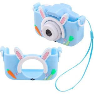 Digitális fényképezőgép gyerekeknek - Újratölthető fényképezőgép játékokkal és interaktív képernyővel-