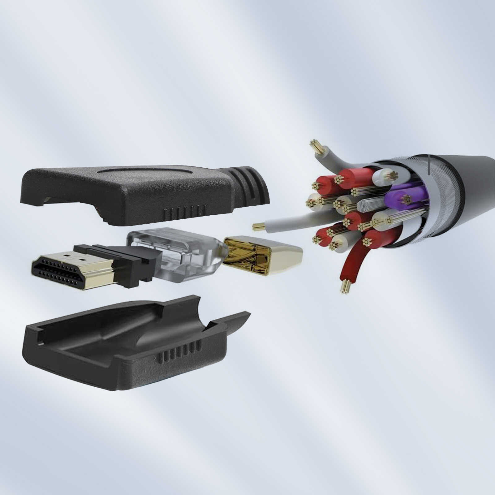 1,5 méteres HDMI kábel flexibilis rugalmas Aigostar