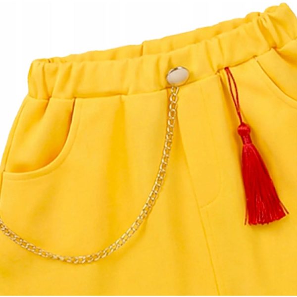 K-pop Demon Hunter Mira gyerek jelmez szett extra hosszú rózsaszín parókával - Image 3