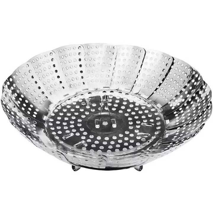 Rozsdamentes extra nagyméretű párolóbetét 19-32cm Kmt Style