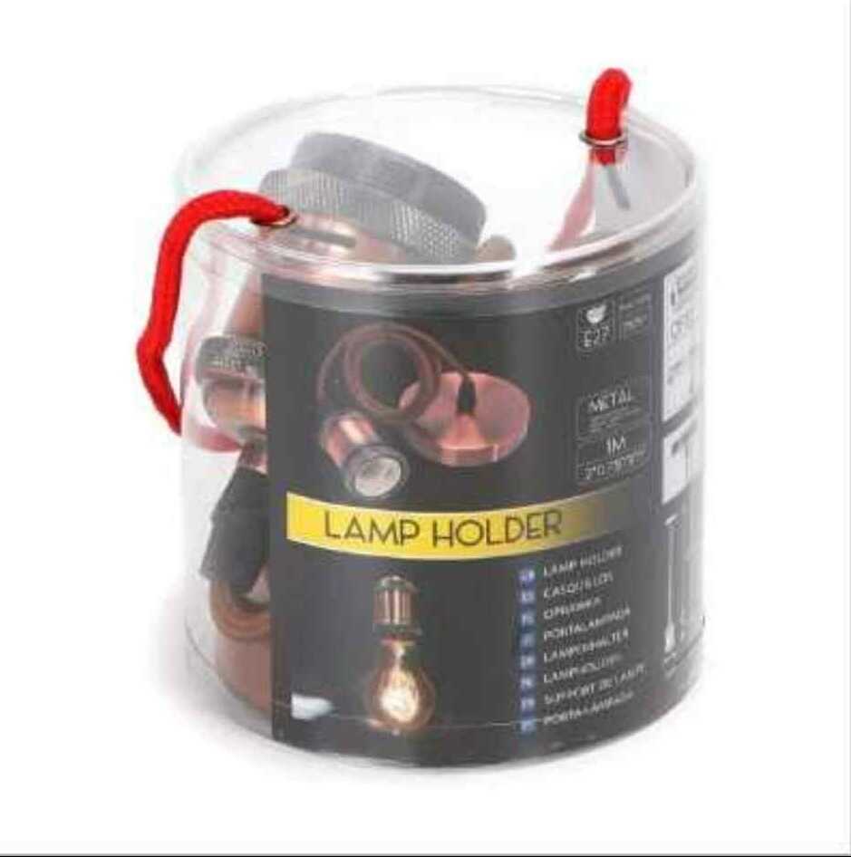 1 méteres Izzó tartó modern (felfüggesztés) 1 méter E27 vörösréz Aigostar