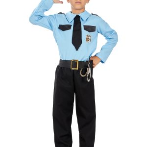 Rendőr jelmez gyerekeknek kiegészítőkkel