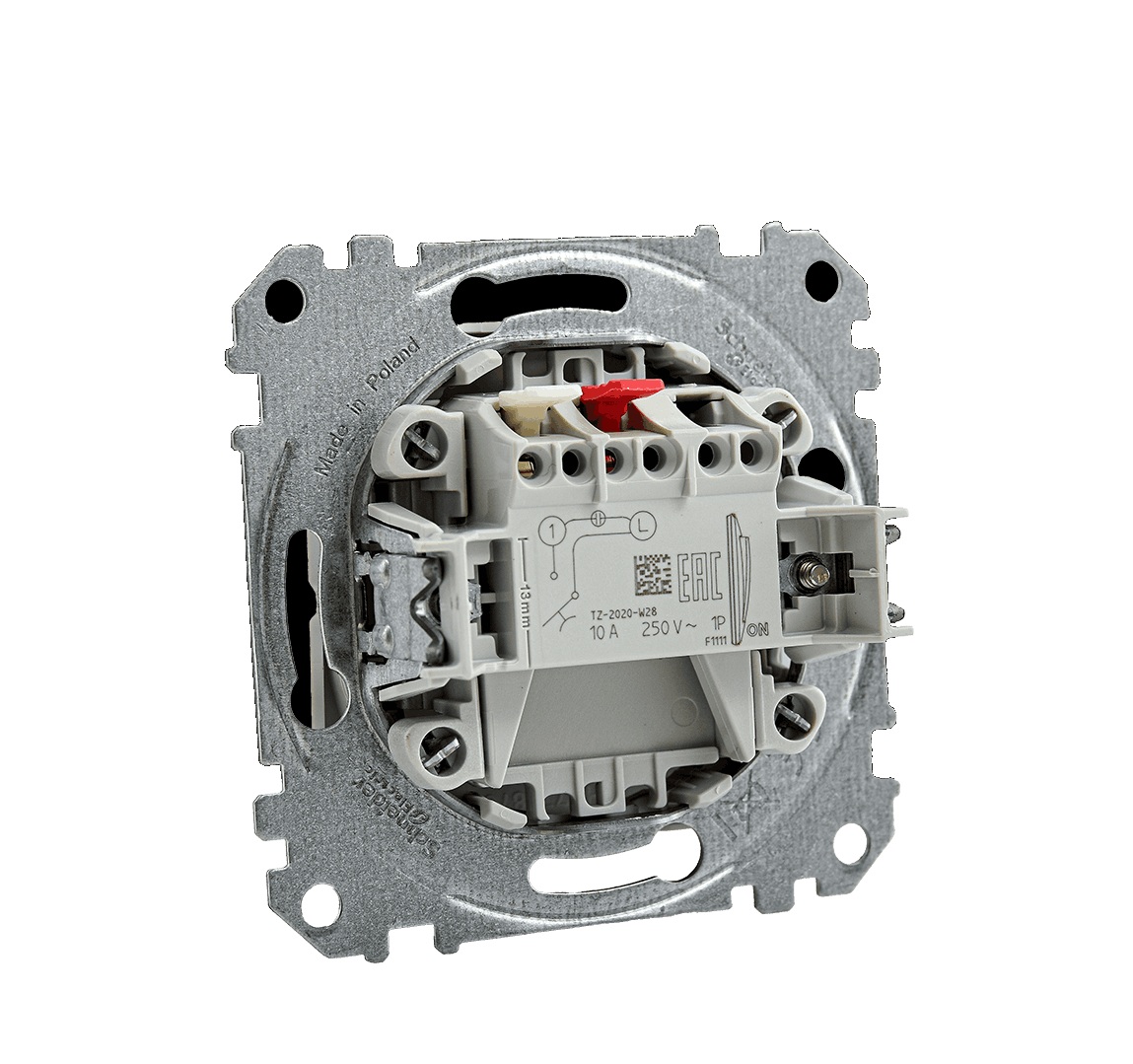 Süllyeszthető csengőkapcsoló fehér Aigostar