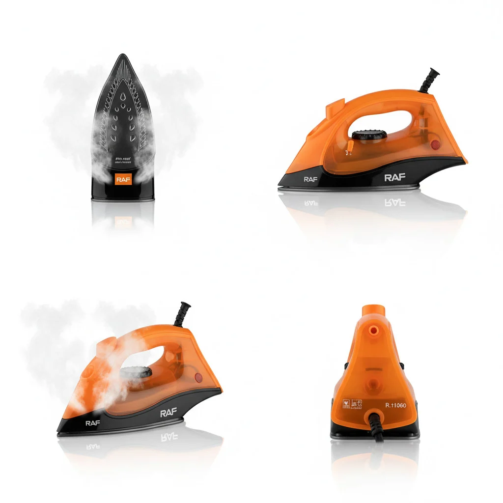 Raf R.1106O Gőzölös vasaló , 200 ml víztartállyal , narancssárga , 1800 W - Image 3