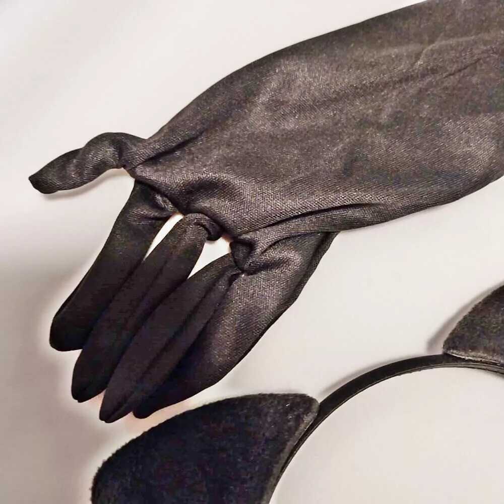 Miraculous ihlette fekete macska szuperhős jelmez szett gyerekeknek – parókával és maszkkal - Image 7