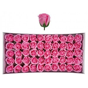 Dekorációs Rózsa -rózsaszín 50db