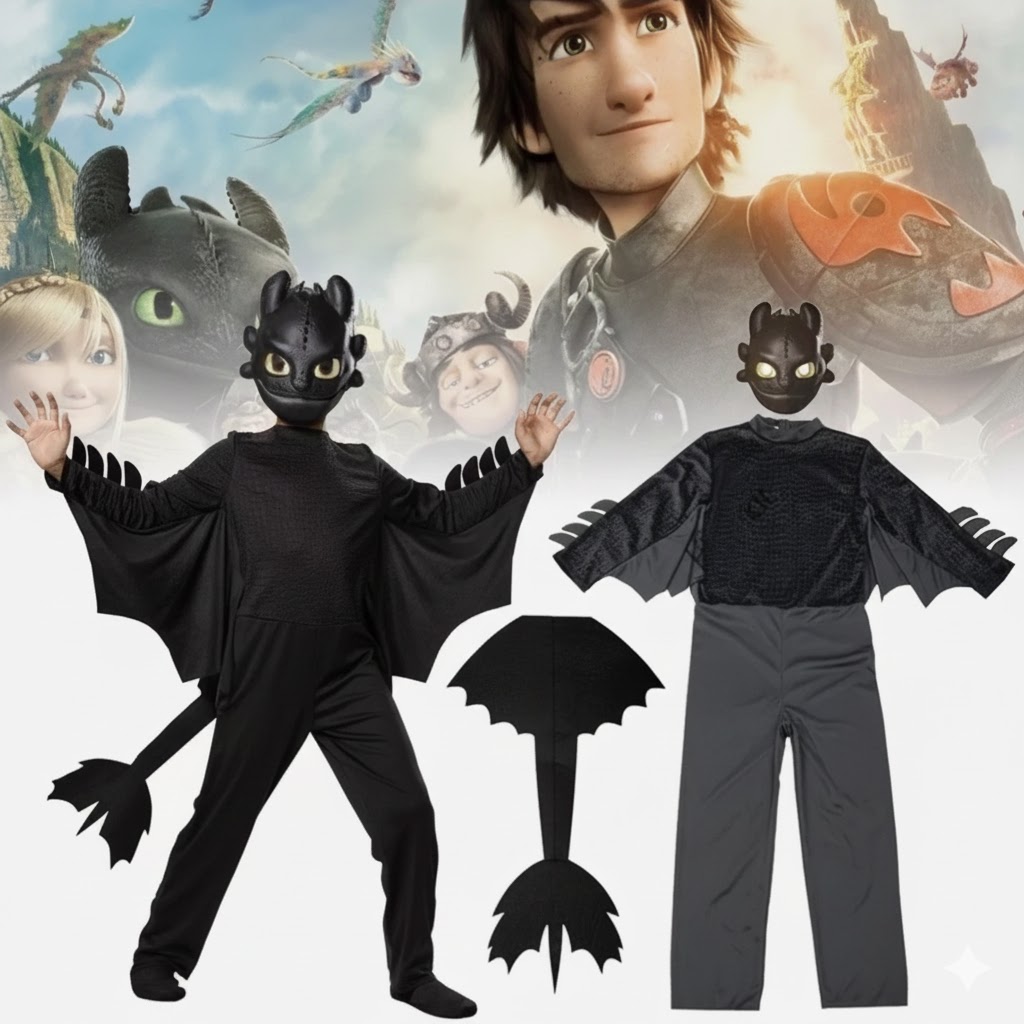 Így neveld a Sárkányodat Fogatlan sárkány jelmez gyerekeknek - Image 2