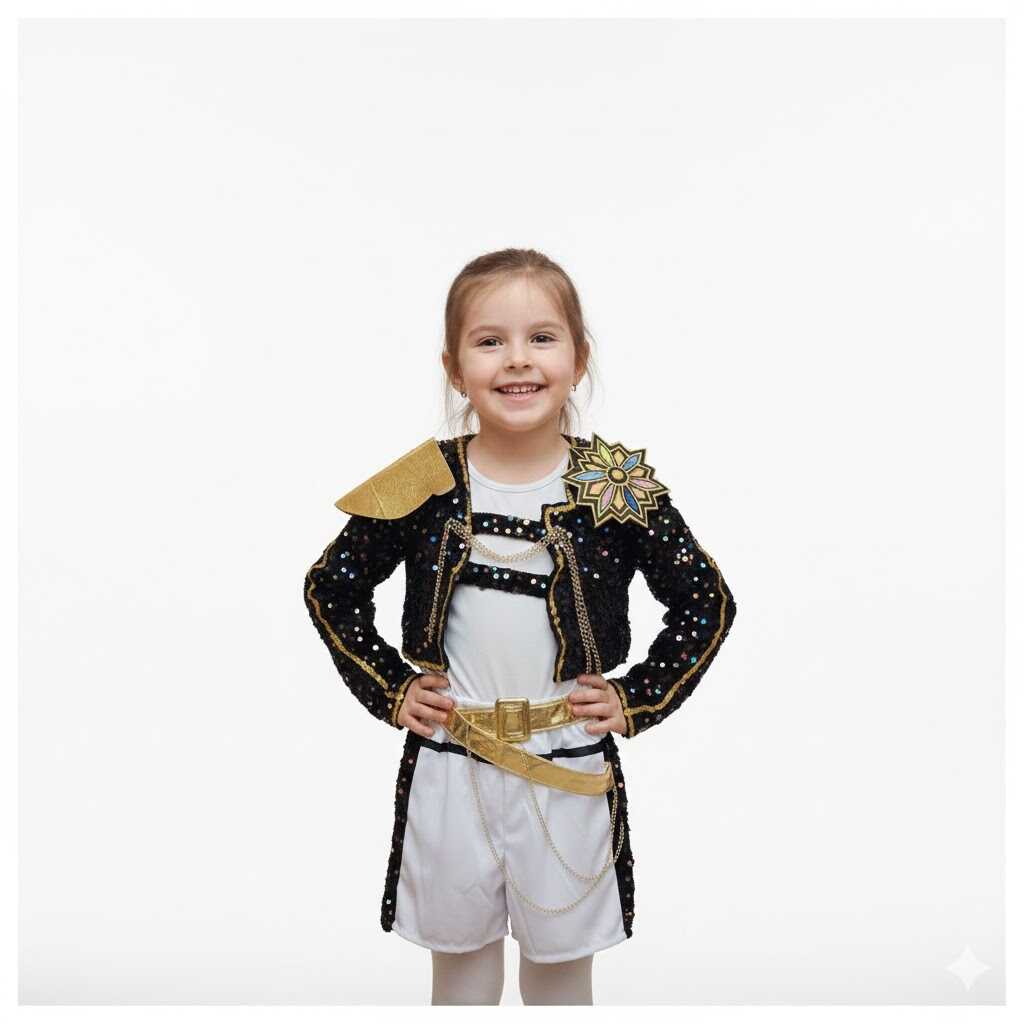 KPOP Demon Hunters – Flitteres Arany Rumi Jelmez - Image 5