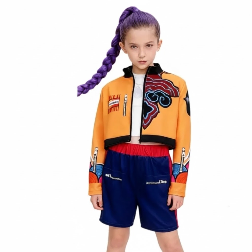 K-POP Demon Hunters: Rummi Cosplay Szett – prémium kiadás - Image 2