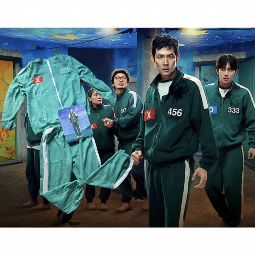 Squid Game jelmez – tréningruha szett gyerek - Image 2