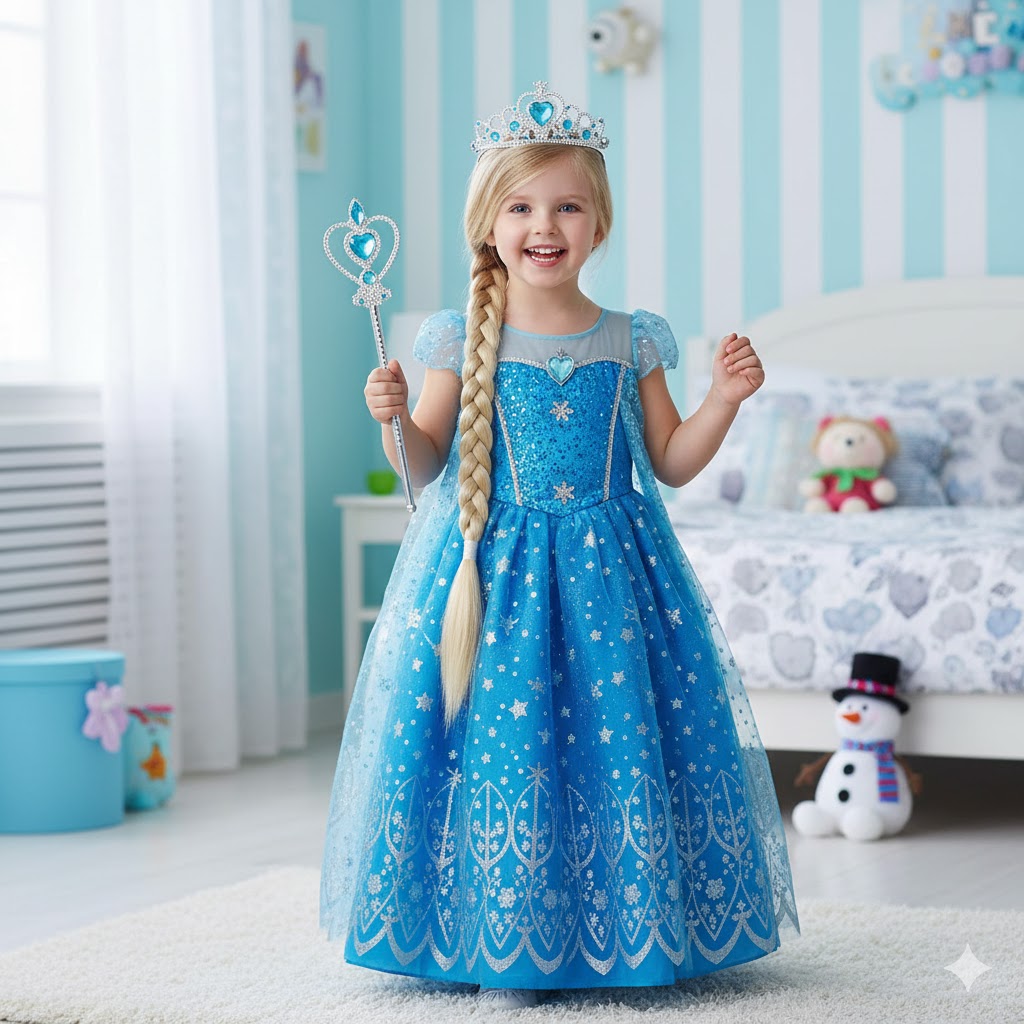 Jégvarázs elza 3 részes jelmez kiegészítő - Image 4