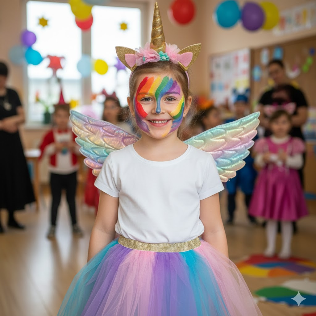 Szivárvány unikornis jelmez szett - Image 4