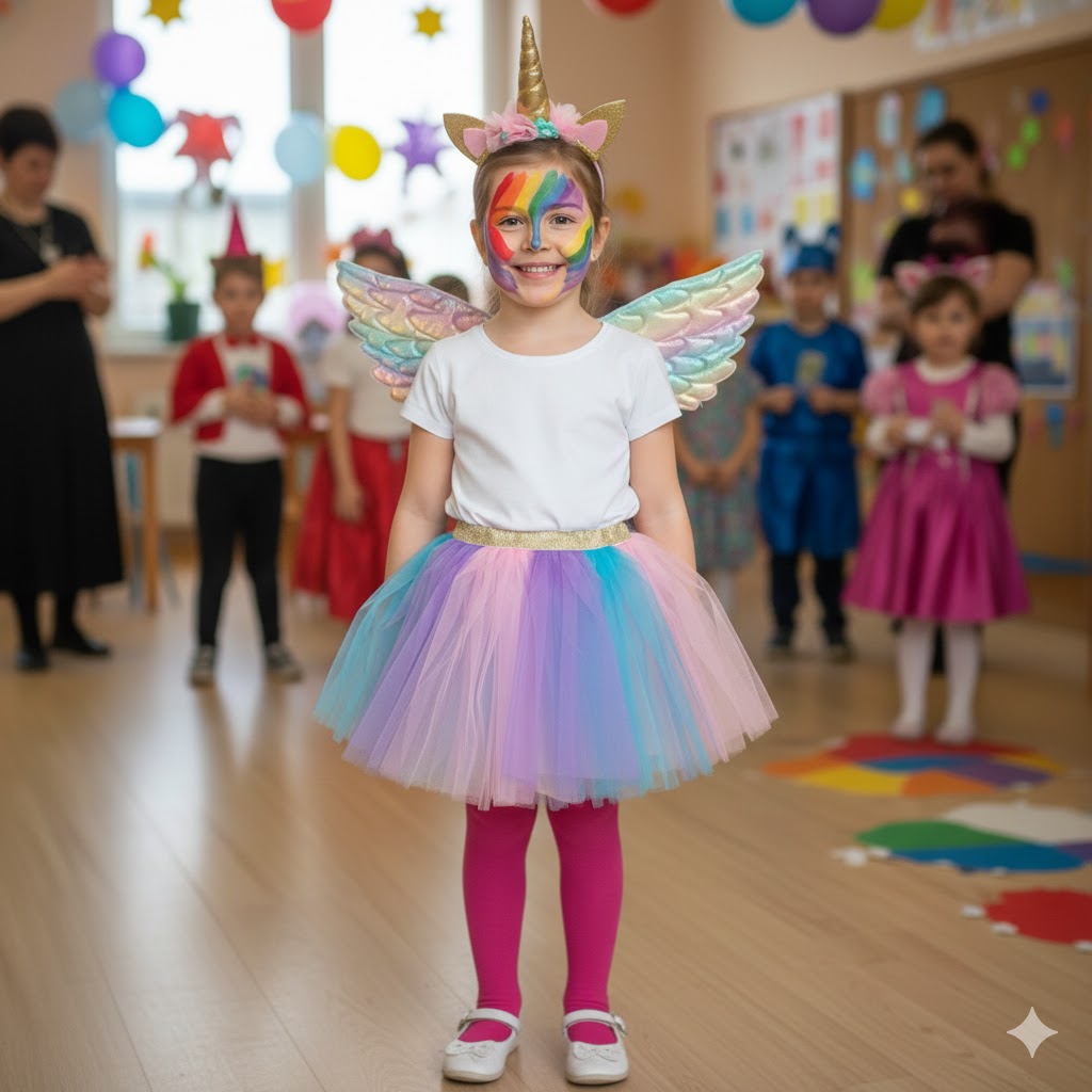 Szivárvány unikornis jelmez szett - Image 5