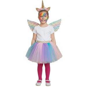 Szivárvány unikornis jelmez szett