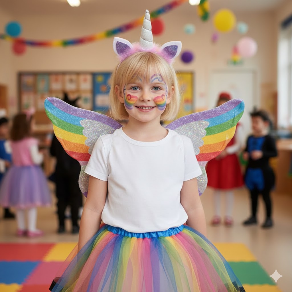 Szivárvány unikornis jelmez szett - Image 7