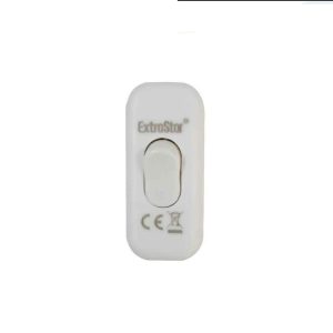 Vezetékre szerelhető kapcsoló Max. 575W 2.5A 230V beltéri fehér Extra Star