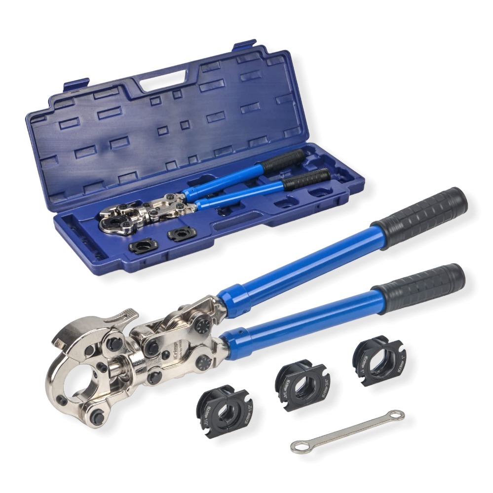 Hidraulikus Krimpelő Fogó Csövekhez 16-32mm 8 Tonna 3db Tokmánnyal HA-0044 Haina