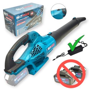 Akkumulátoros Lombfúvó - 98V, 6 sebességes, gyorstöltővel (akku nélkül) - HITMAN HT-BLS-6444RS