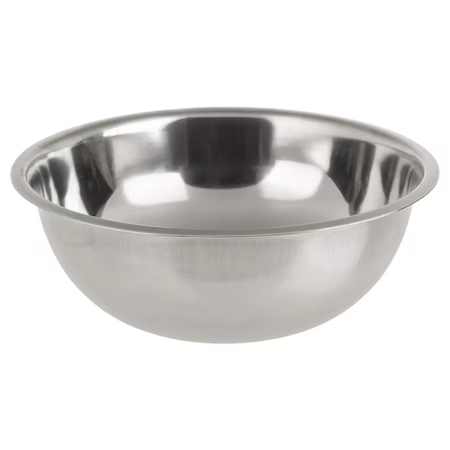 Nagy Méretű Rozsdamentes Acél Konyhai Edény és Keverőtál - 36 x 10,2 cm