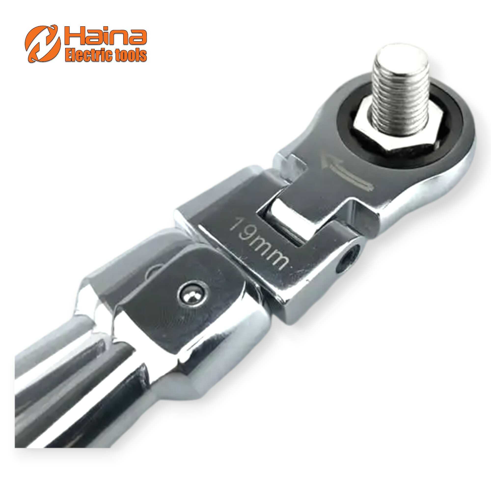 Univerzális 12 az 1-ben Flex-Fejes Racsnis Kulcs Készlet 6-19mm HITMAN