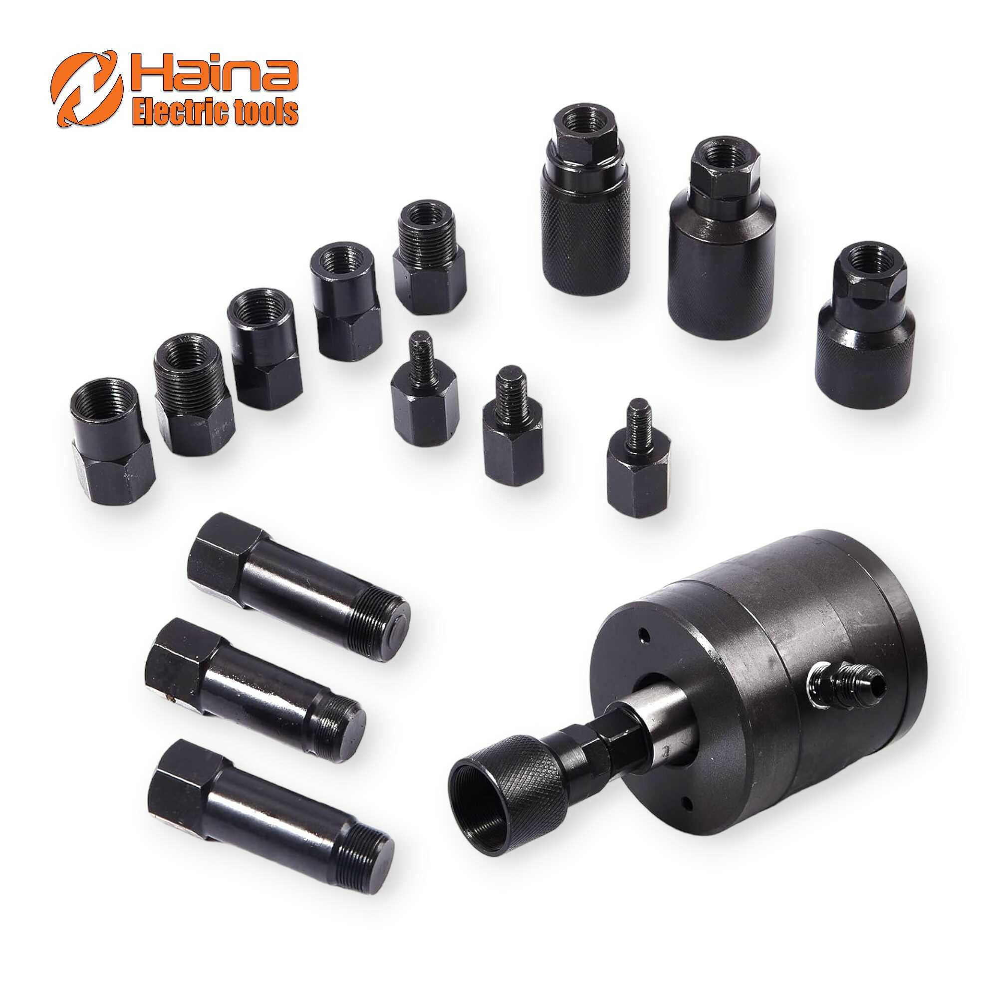 21 darabos Professzionális Pneumatikus Diesel Injektor Kihúzó Készlet - 6-12 bar Üzemi Nyomás - HITMAN HA-2540