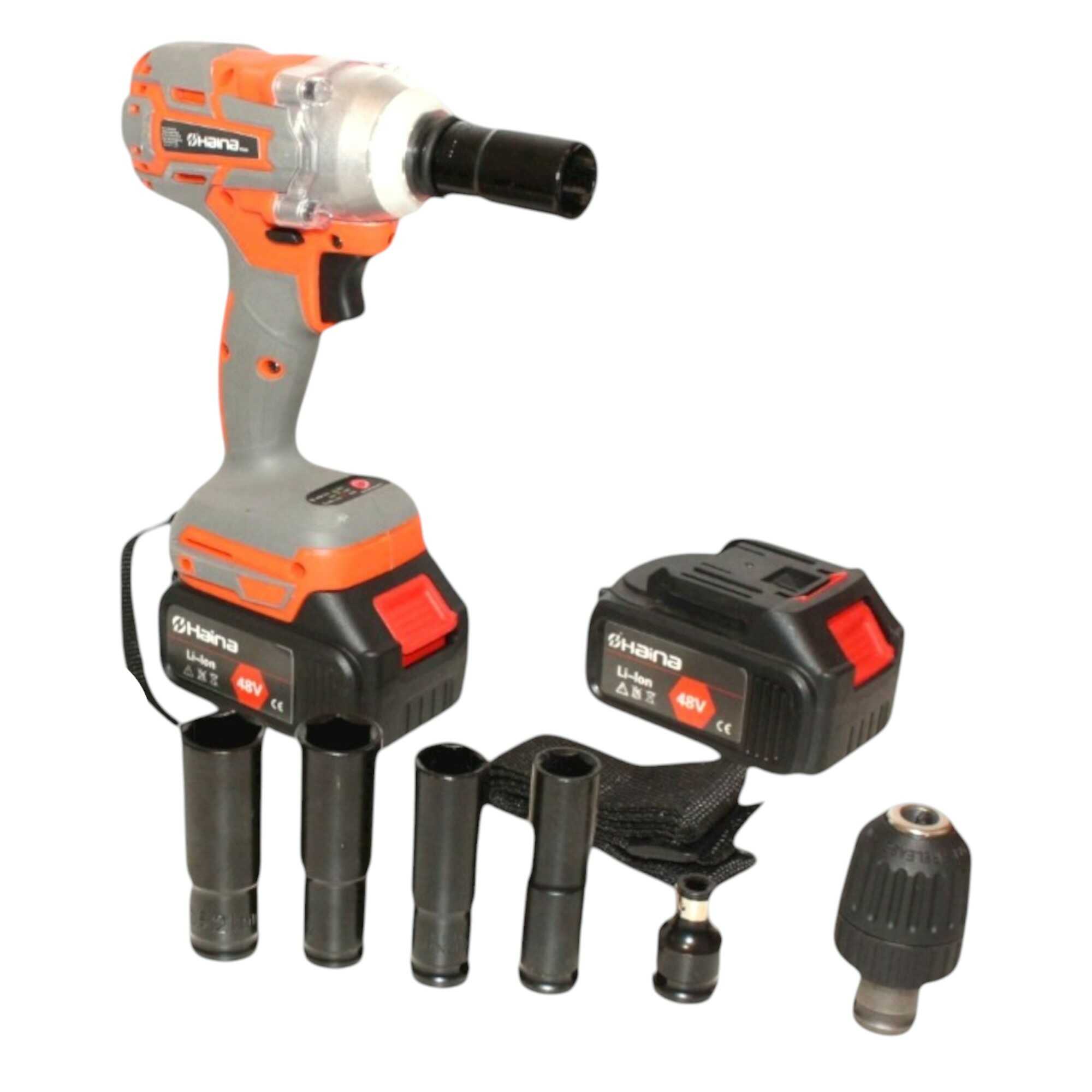 Akkumulátoros Ütvecsavarozó 680Nm - 1/2" Befogás 48V Rendszer 2 db Akkuval