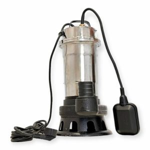 Nagy Teljesítményű Öntvény Darálós Szennyvízszivattyú INOX Házzal - 3950W - Úszókapcsolós Kivitel