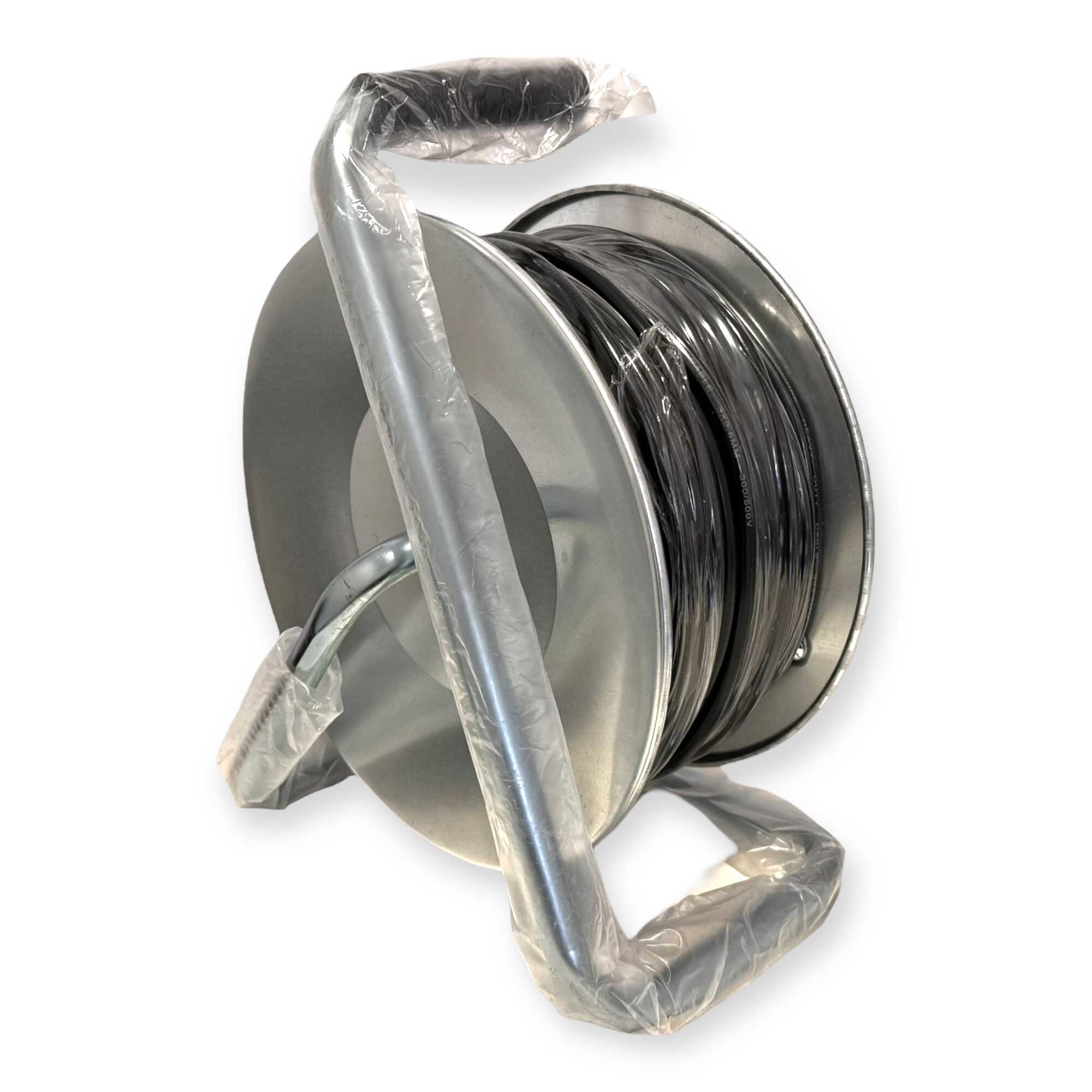 Gumis Hosszabbító Kábel Dob 50m 3x2,5mm² H07RN-F 4 Dugalj HT-HSB-3350M Hitman