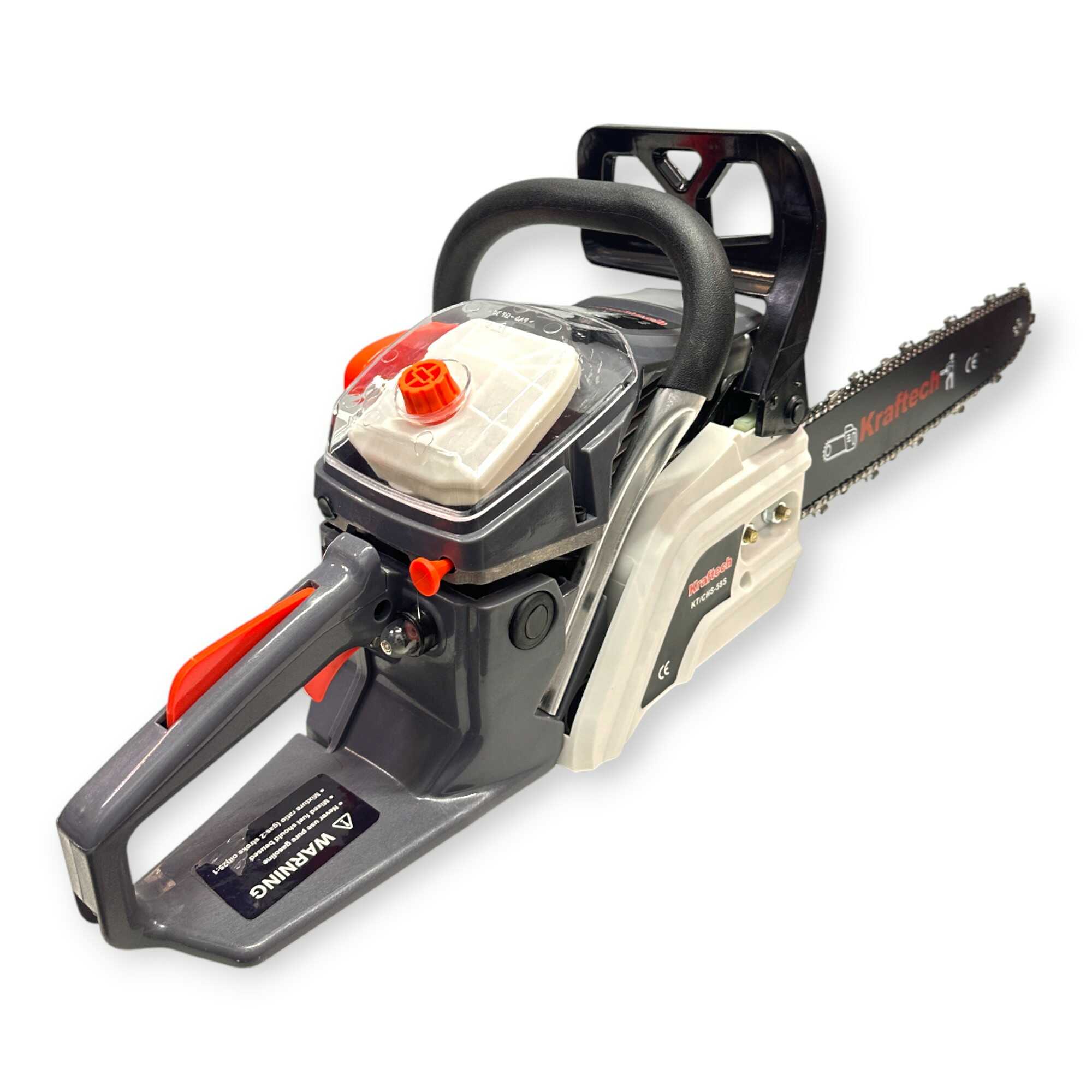 Benzinmotoros Láncfűrész - 5,8 LE, 73 cm³, 45 cm vágóhossz - KRAFTECH KT/CHS-58S