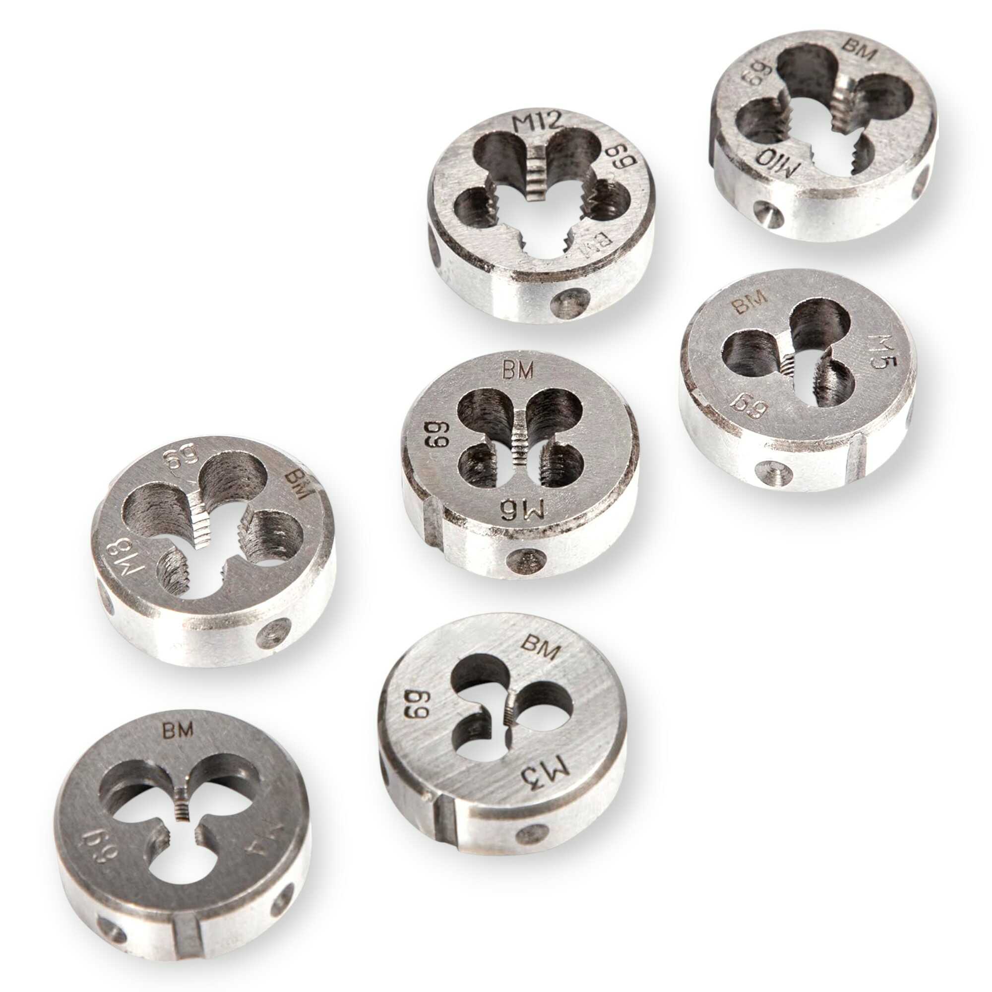 32 részes Professzionális Menetvágó és Menetfúró Készlet Fémdobozban - M3-M12 Precíziós Szerszámacél - HAINA HA-1443