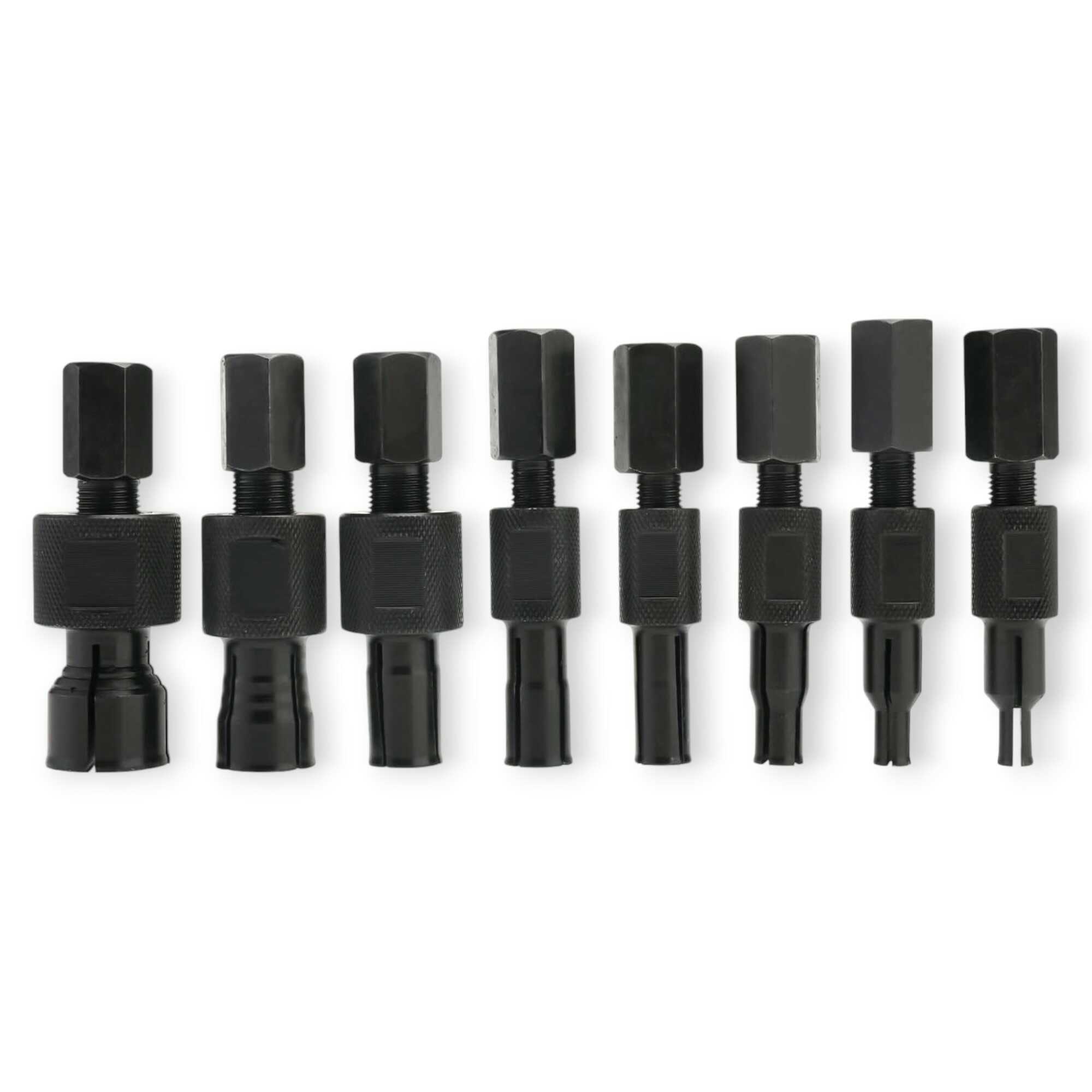 9 részes Professzionális Csúszókalapácsos Belső Csapágy Kihúzó Készlet - 8-32 mm Vakfurat Adapterekkel - HAINA HA-6002