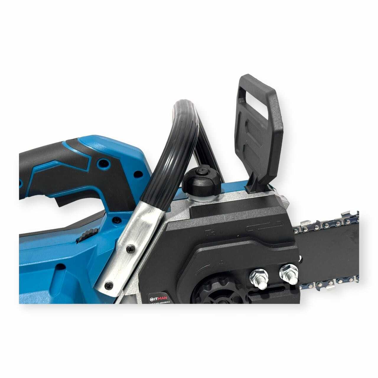 Akkumulátoros Láncfűrész 196V 16" Vezetővel 2 db 98V Akkuval HT-BCHS-6805MAX Hitman