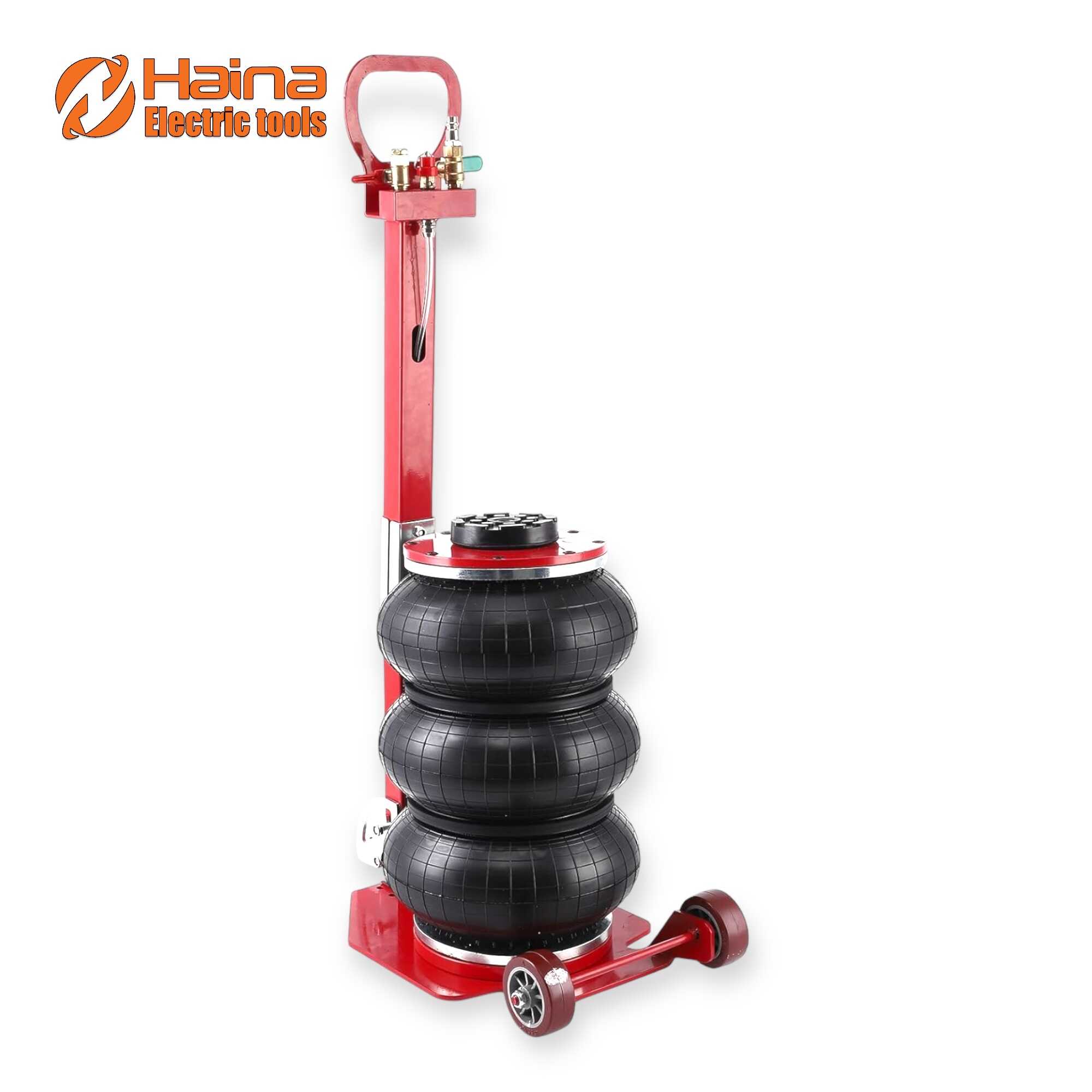 Pneumatikus Légpárnás Emelő - 6,5 tonna teherbírás, állítható hosszú nyéllel - HAINA M130