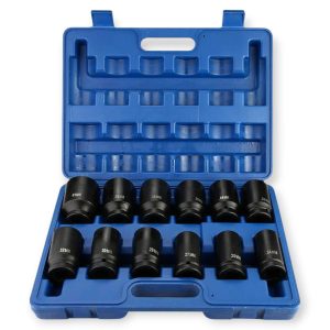 Gépi Dugókulcs Készlet 12 részes 3/4" és 1" Ütvecsavarozóhoz 24-41mm HA-0050 Haina