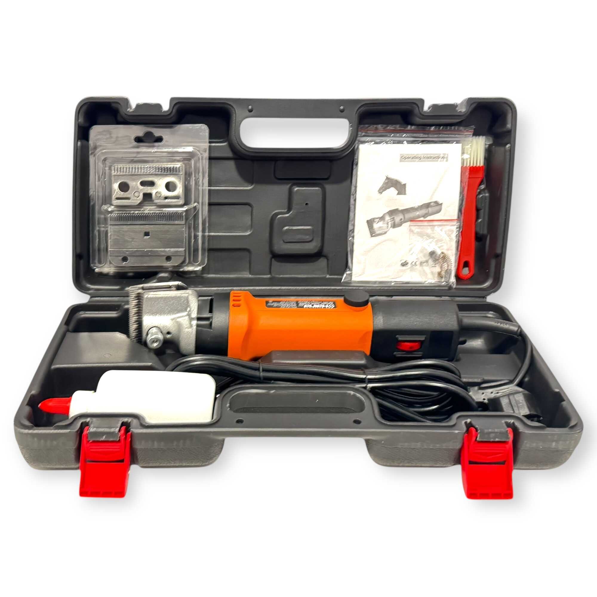 Professzionális Elektromos Lószőrnyíró Gép - 1000W Teljesítmény és Fordulatszám-szabályzás