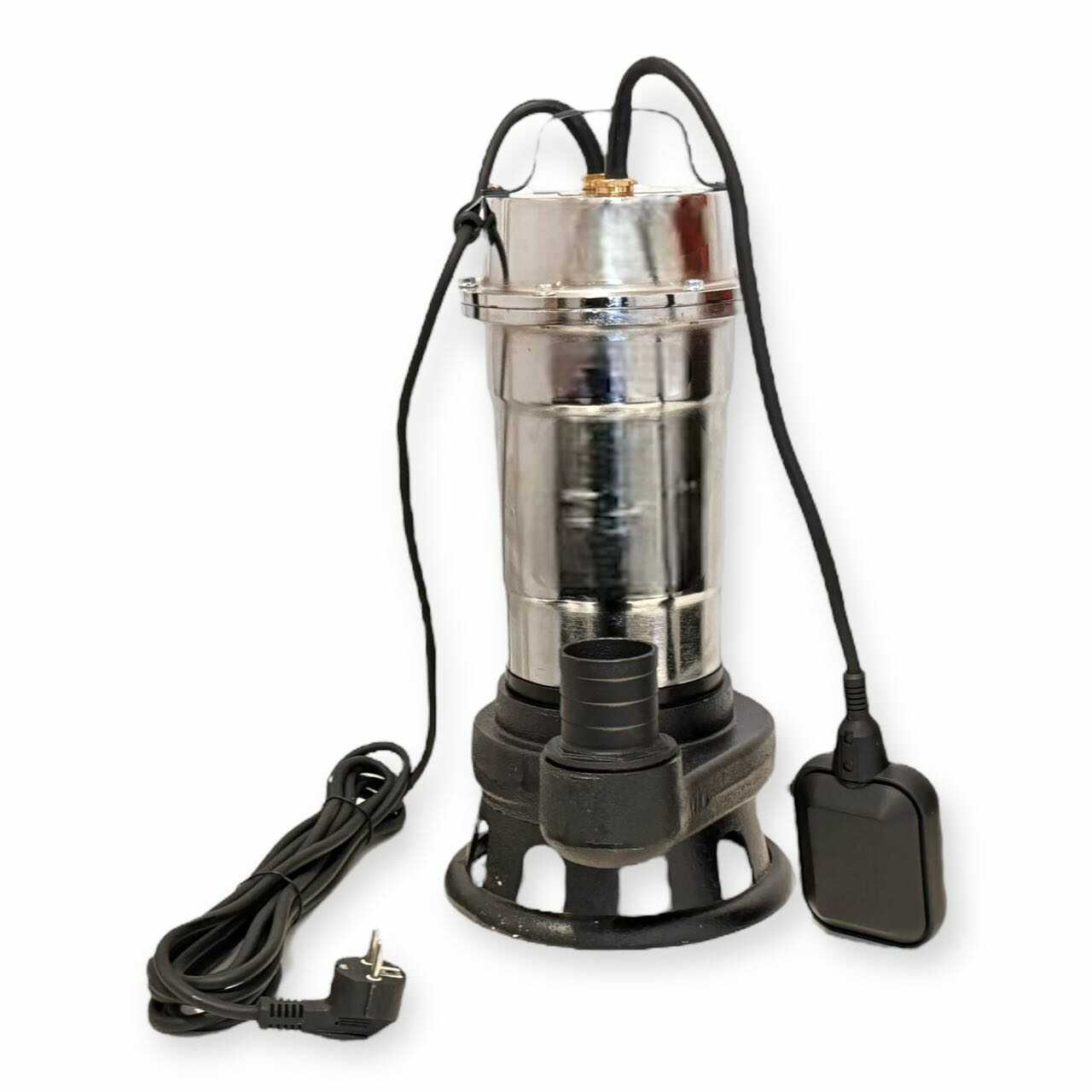 Nagy Teljesítményű Öntvény Darálós Szennyvízszivattyú INOX Házzal - 3950W - Úszókapcsolós Kivitel