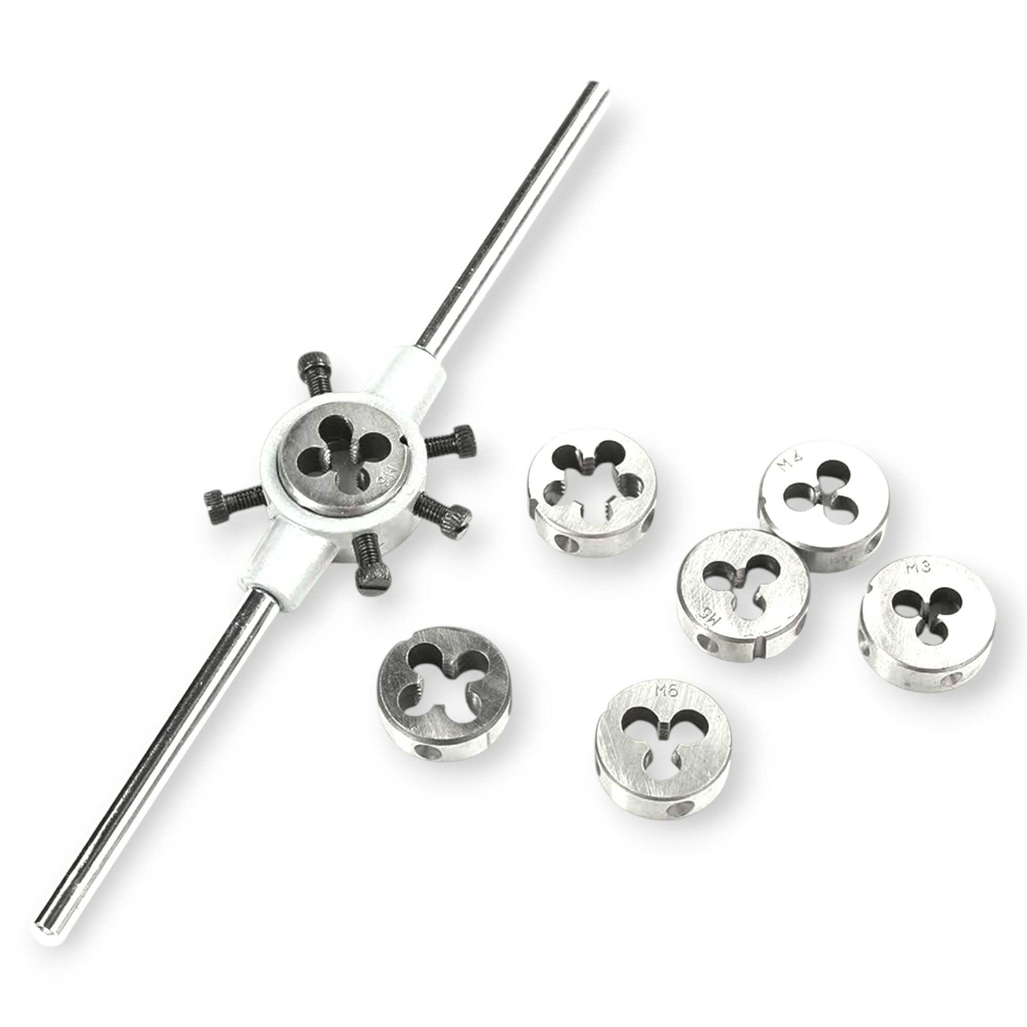 32 részes Professzionális Menetvágó és Menetfúró Készlet Fémdobozban - M3-M12 Precíziós Szerszámacél - HAINA HA-1443