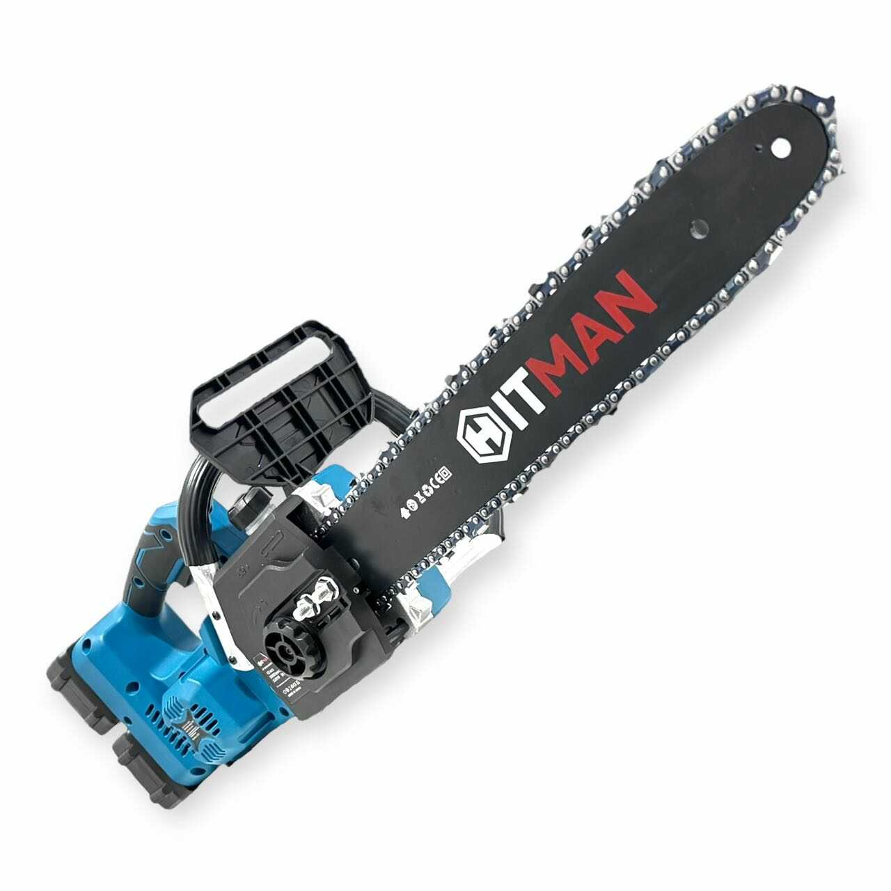 Akkumulátoros Láncfűrész 196V 16" Vezetővel 2 db 98V Akkuval HT-BCHS-6805MAX Hitman