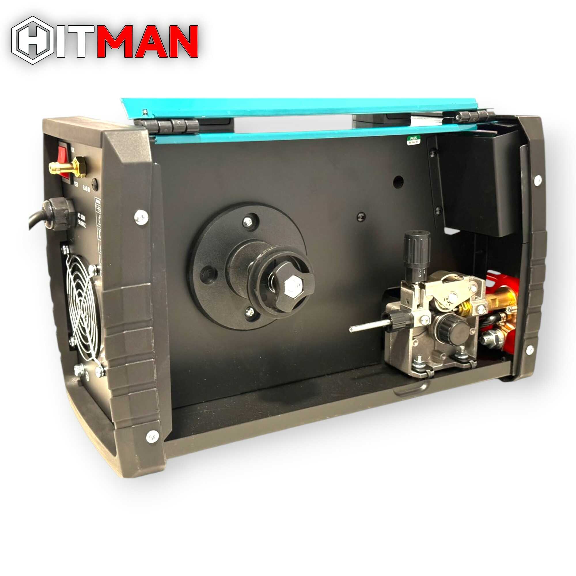 Professzionális Inverteres CO2 Hegesztőgép - 400A - 5 az 1-ben funkció (MIG/MAG/MMA/FLUX/TIG) - HITMAN HT-GAS-400X