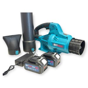 Akkumulátoros Lombfúvó - 98V, 2 db 8.0Ah akkumulátorral és gyorstöltővel - HITMAN HT-BLS-6444RS