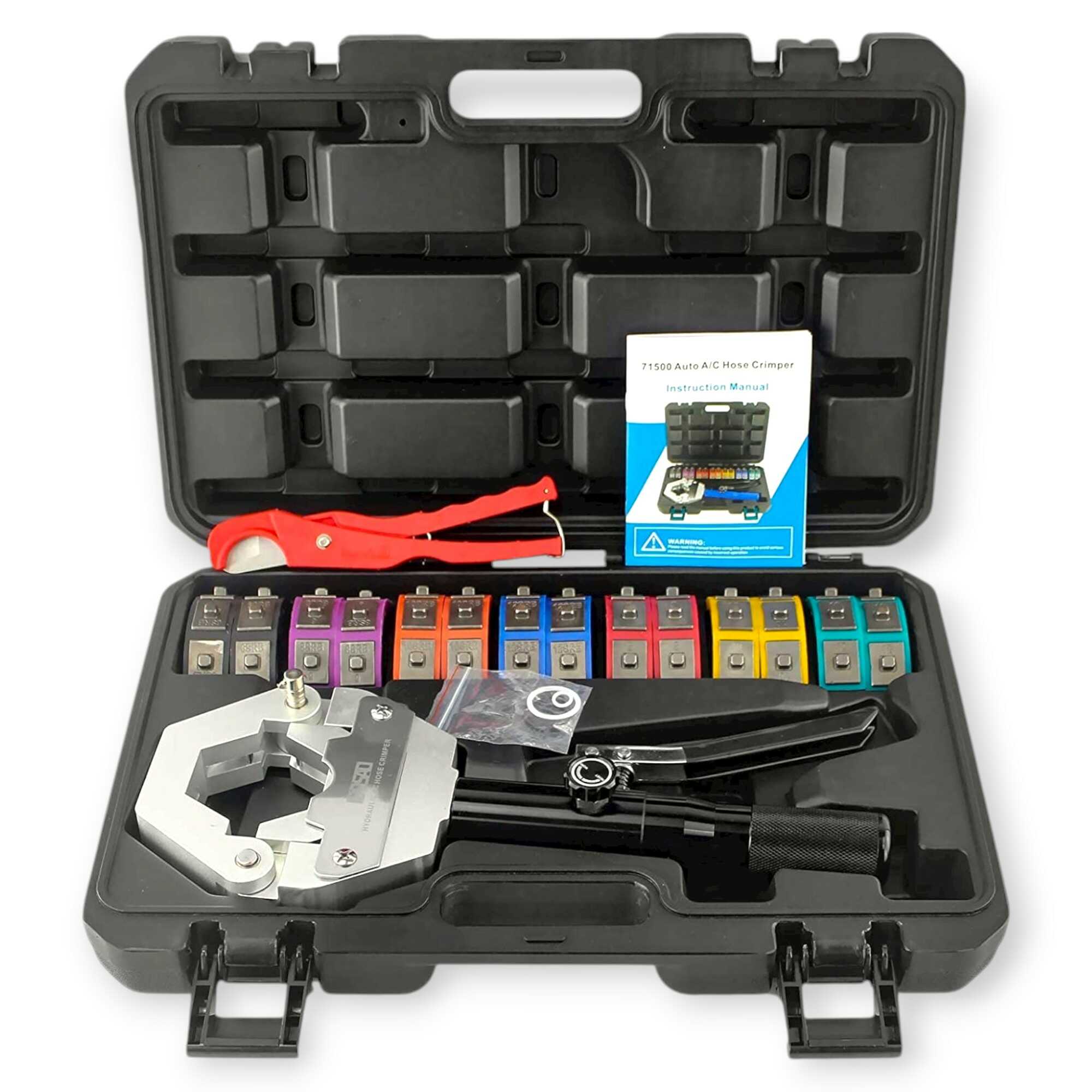 Hidraulikus AC Cső Krimpelő HBM 8 Tonna 4-70mm HA-0043 Hitman