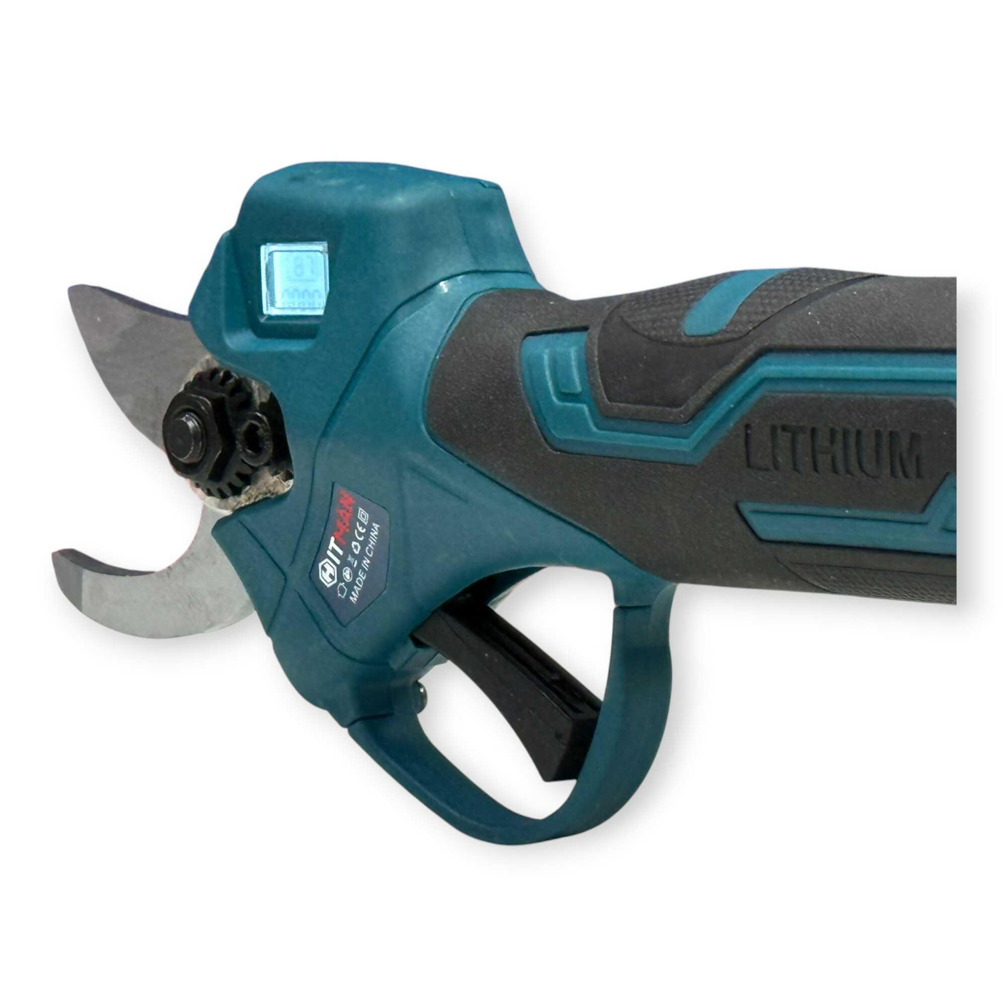 Akkumulátoros Metszőolló 88V LCD Kijelző 2-Akkús 2-Kés Készlet HT-BSCS-6449 Hitman