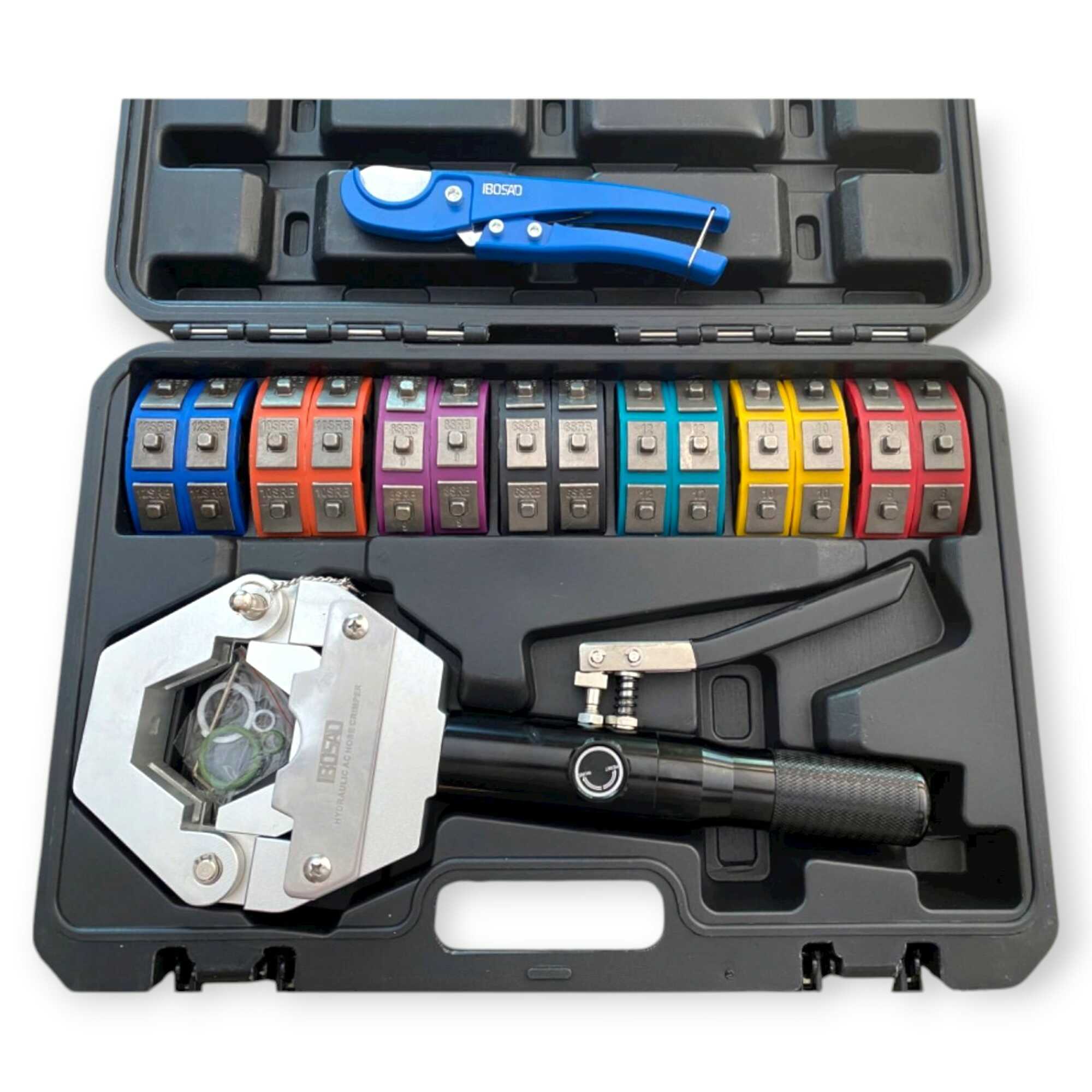 Hidraulikus AC Cső Krimpelő HBM 8 Tonna 4-70mm HA-0043 Hitman